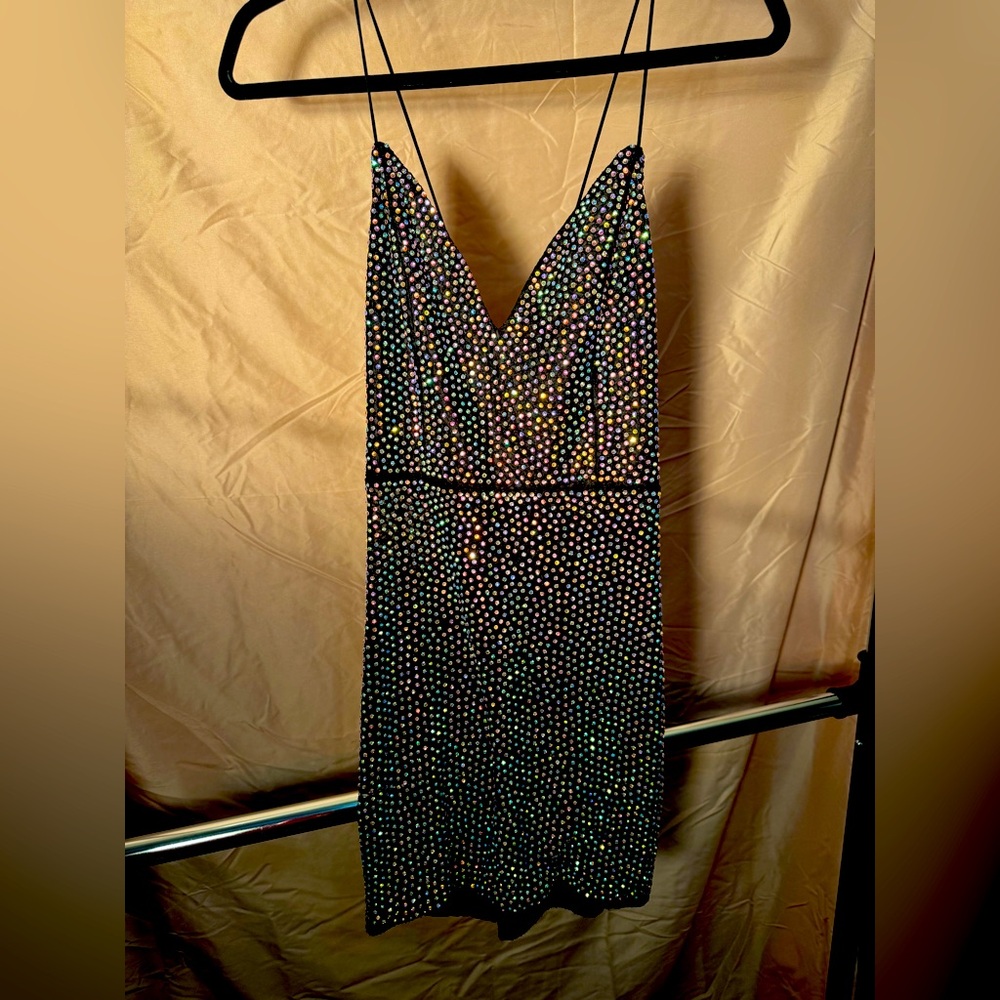 Banjul club dress, party dress, new years dress, sparkly dress, black dress